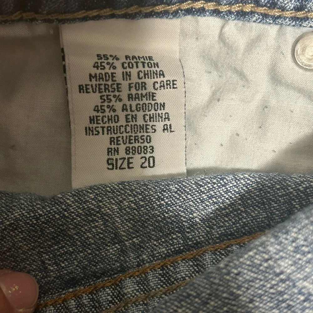 Vintage y2k LEI blue Denim shorts
